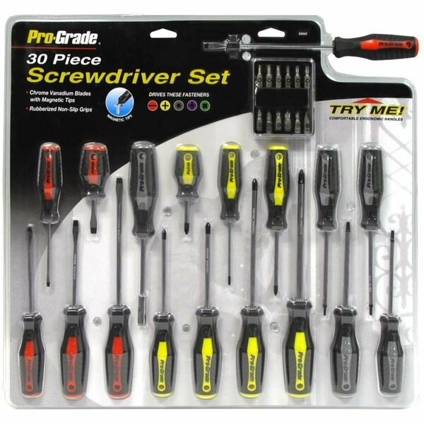Pro-Grade Screwdriver Set - 30 Piece 55042